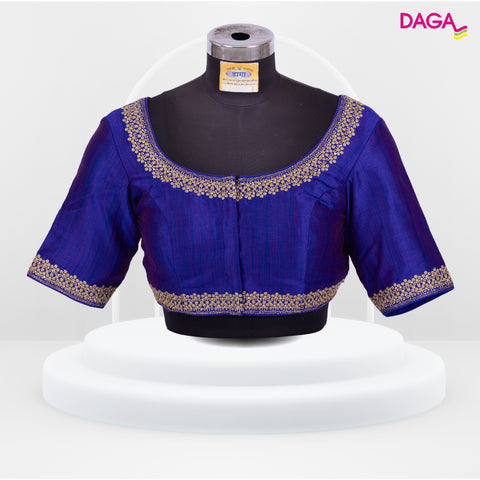 Designer Embroidered Silk Readymade Blouse