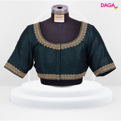 Designer Embroidered Silk Readymade Blouse