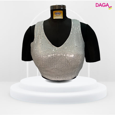 Designer Sequin Readymade Blouse