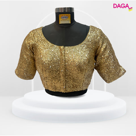 Embellished Sequin Readymade Blouse