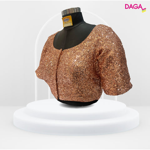 Embellished Sequin Readymade Blouse