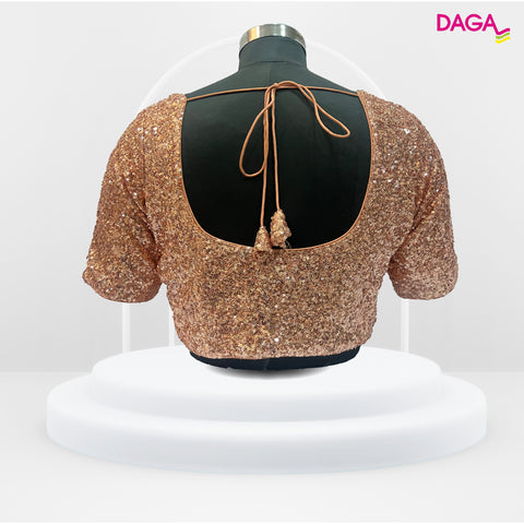 Embellished Sequin Readymade Blouse