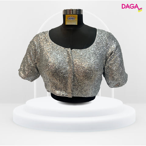 Embellished Sequin Readymade Blouse