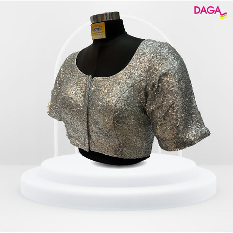 Embellished Sequin Readymade Blouse