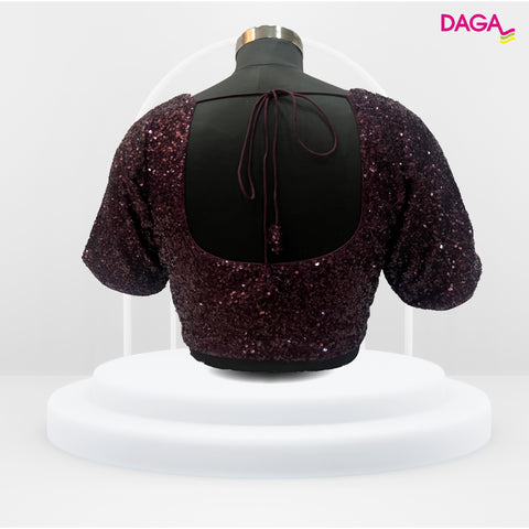 Embellished Sequin Readymade Blouse