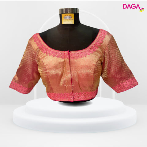 Designer Two-Toned Shimmery Readymade Blouse