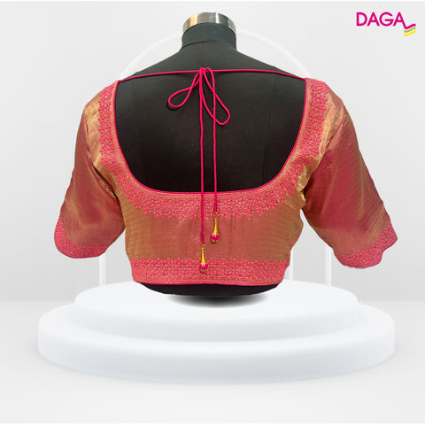 Designer Two-Toned Shimmery Readymade Blouse