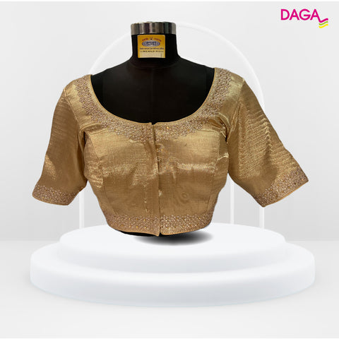 Designer Two-Toned Shimmery Readymade Blouse