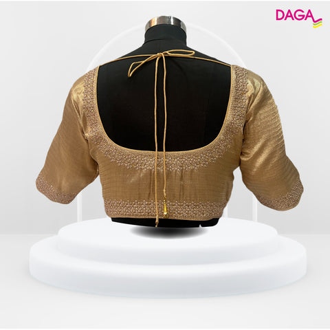 Designer Two-Toned Shimmery Readymade Blouse