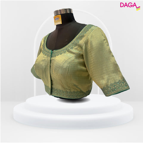 Designer Two-Toned Shimmery Readymade Blouse