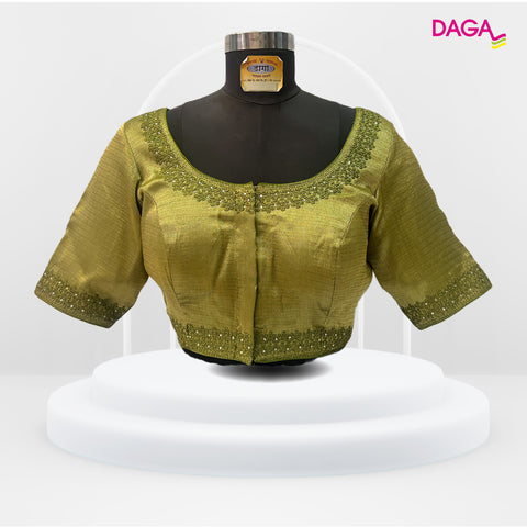 Designer Two-Toned Shimmery Readymade Blouse