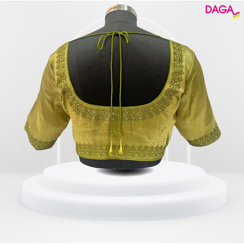 Designer Two-Toned Shimmery Readymade Blouse