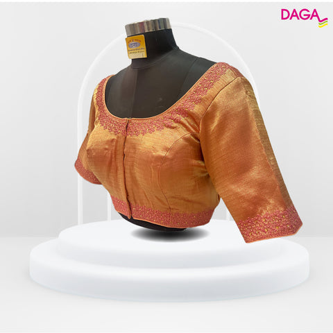 Designer Two-Toned Shimmery Readymade Blouse