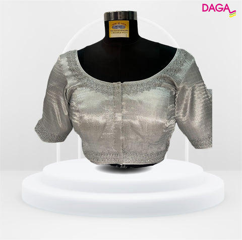 Designer Two-Toned Shimmery Readymade Blouse