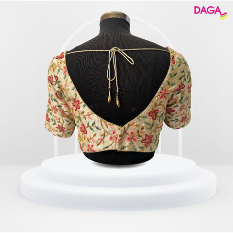 Embroidered Floral Readymade Blouse