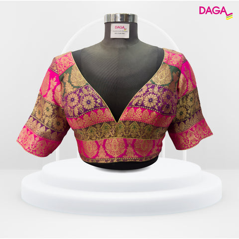 Designer Brocade Silk Readymade Blouse