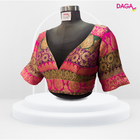 Designer Brocade Silk Readymade Blouse