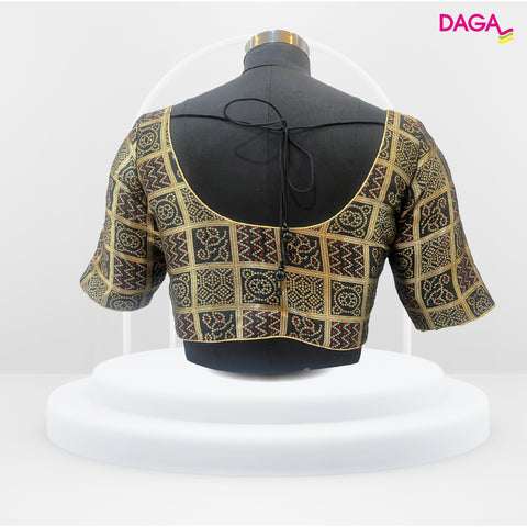 Brocade Silk Bandhani Blouse