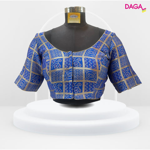 Brocade Silk Bandhani Blouse