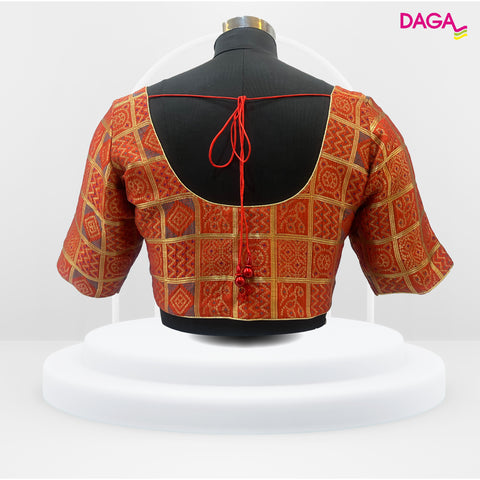 Brocade Silk Bandhani Blouse