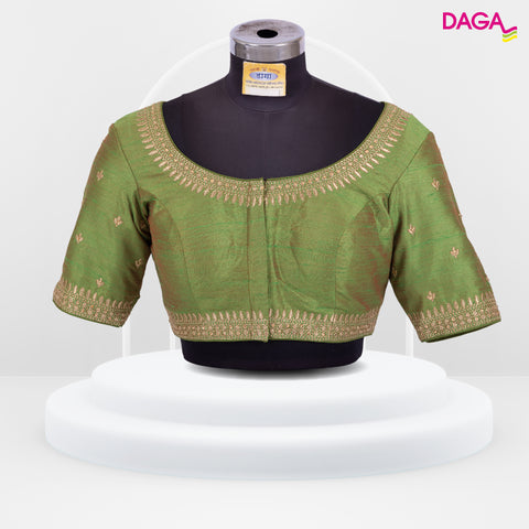 Designer Embellished Silk Readymade Blouse