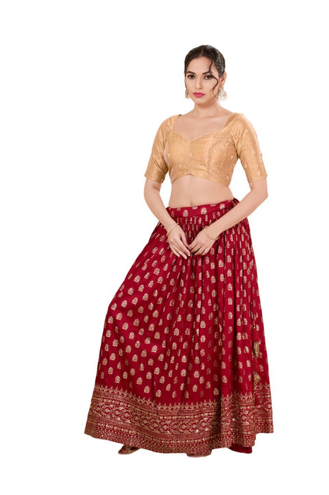 Women's Brocade Padded Back