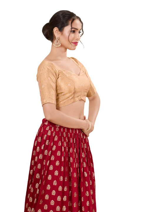 Women's Brocade Padded Back