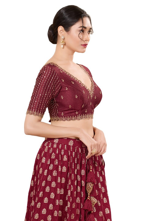 Women's Brocade Padded Back