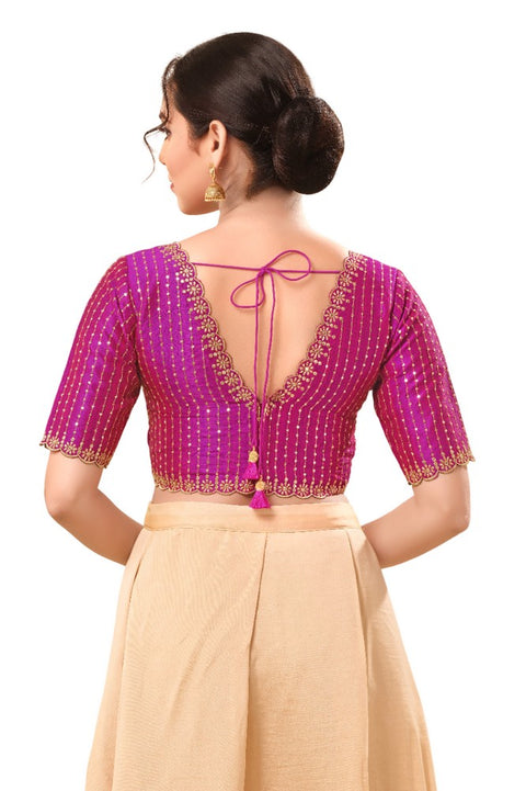Women's Brocade Padded Back