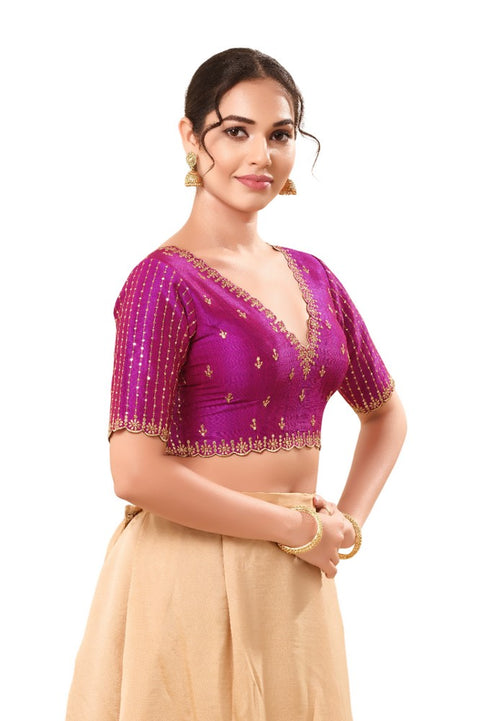 Women's Brocade Padded Back