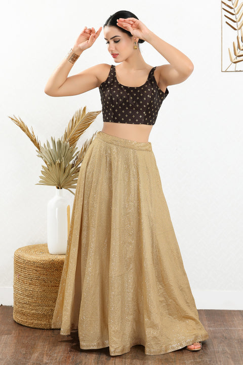 Women's Brocade Padded Back