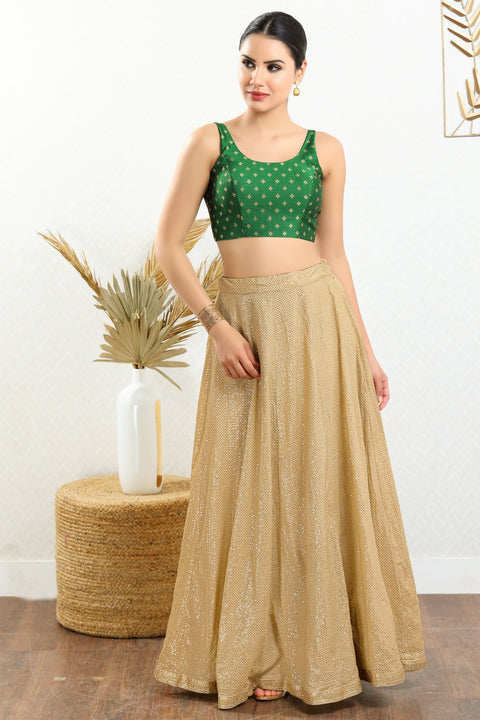 Women's Brocade Padded Back