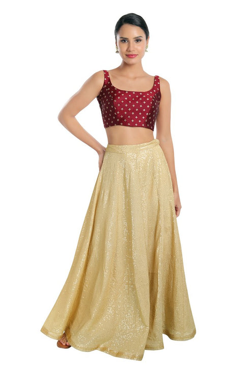 Women's Brocade Padded Back