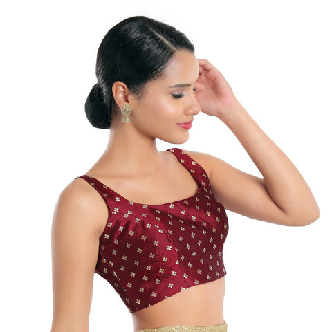 Women's Brocade Padded Back