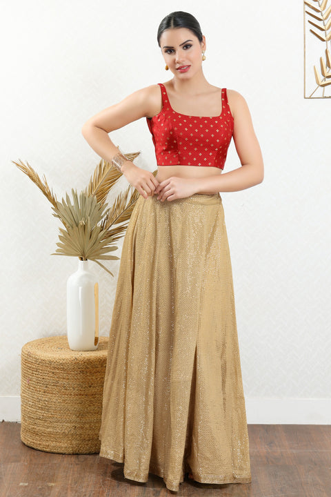 Women's Brocade Padded Back