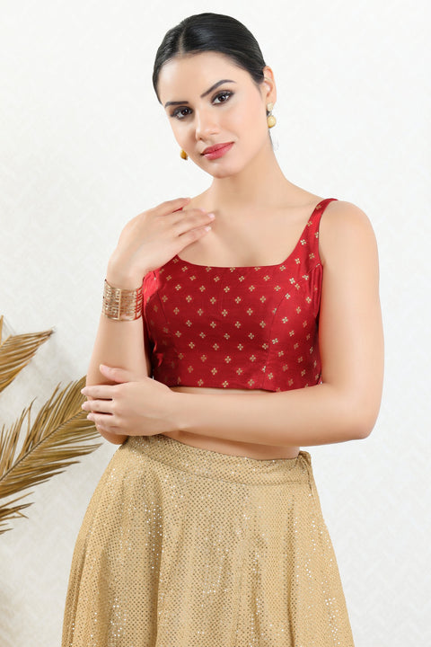Women's Brocade Padded Back
