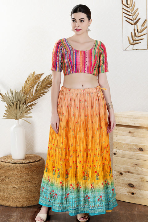 Designer Multicolor Readymade Blouse
