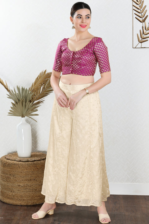 Women's Brocade Padded Back