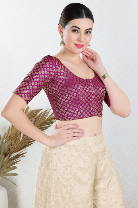 Women's Brocade Padded Back