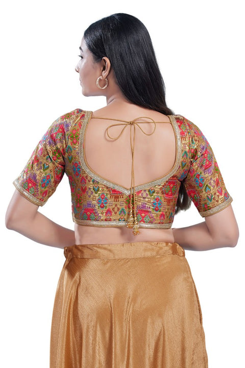 Women's Brocade Padded Back