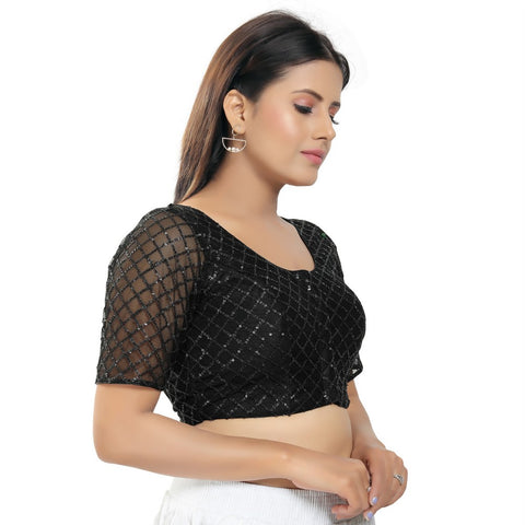 Stylish Sequin Readymade Blouse