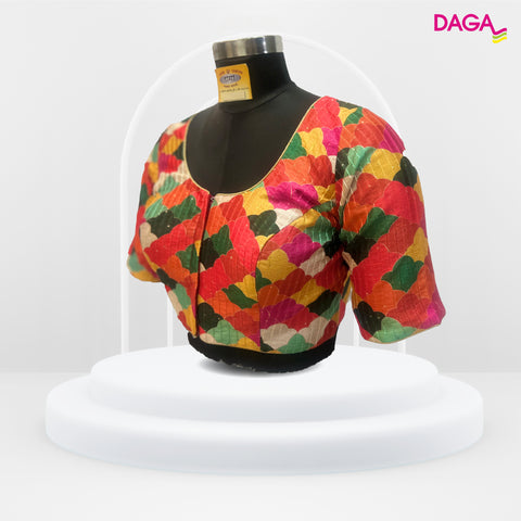 Designer Multicolor Readymade Blouse