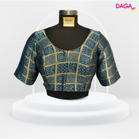 Brocade Silk Bandhani Blouse