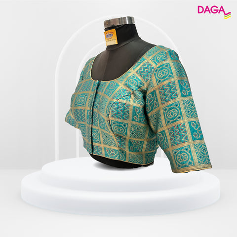 Brocade Silk Bandhani Blouse